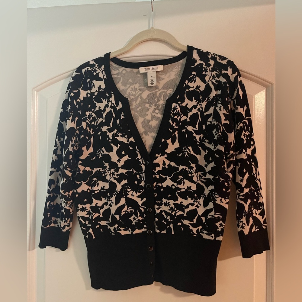 White House Black Market fitted sweater